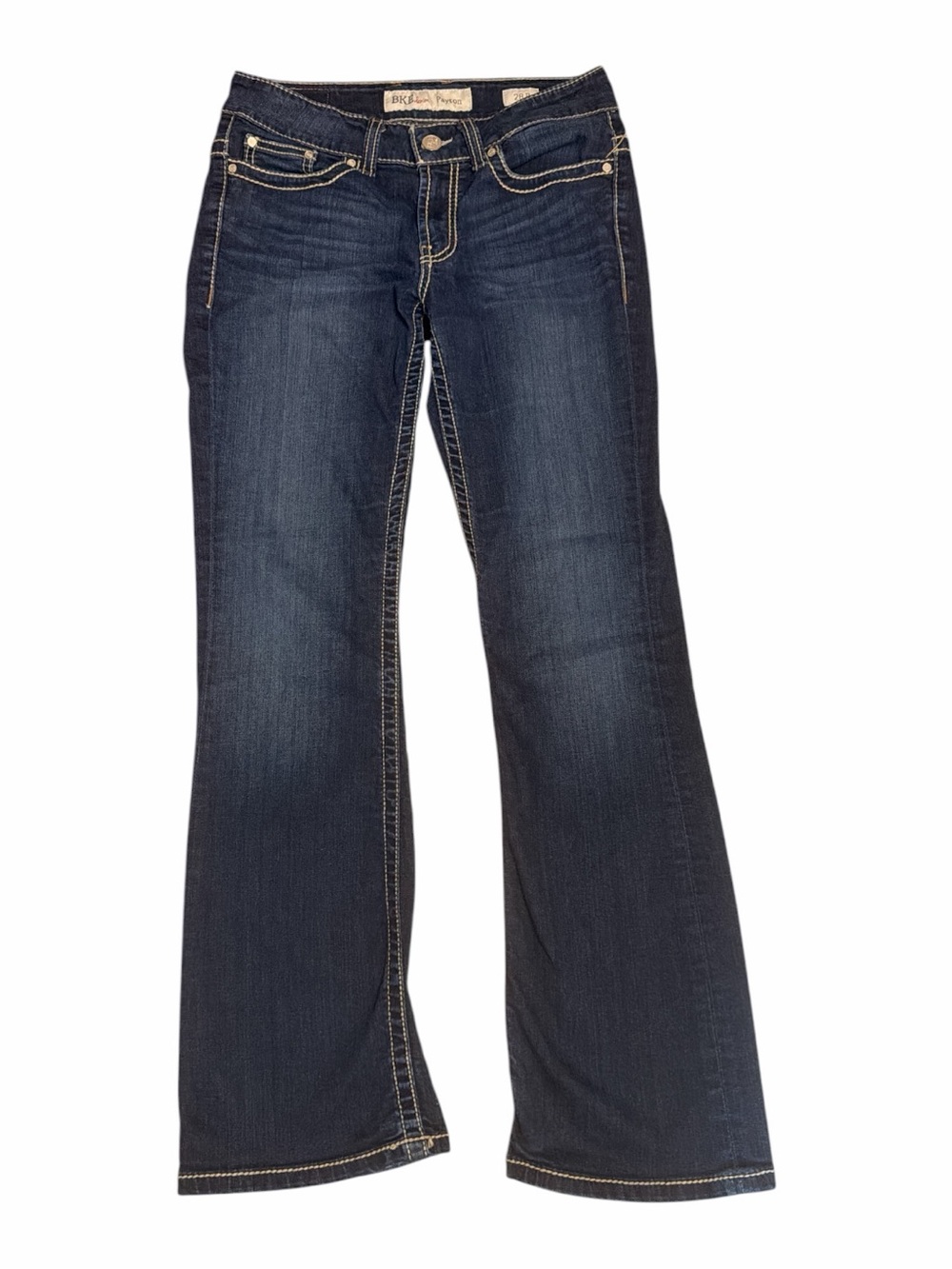 Y2K Western BKE Payton Dark Wash Low Rise Bootcut Jeans 28R